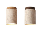 Travertine Ceiling Light - Refined Elegance - Soft Light - Unique Design