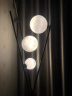 LunaGlow 3D Moon Floor Lamp modern design with tripod LED!