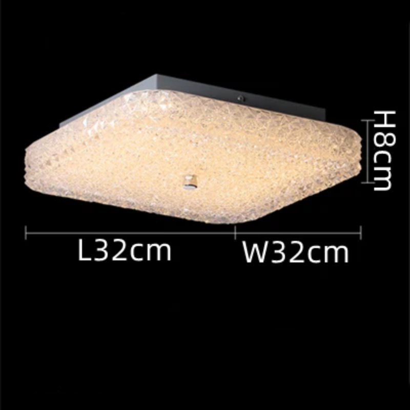 Elegant LED Chandelier – Modern Ceiling Light with Crystal for Living Room and Bedroom