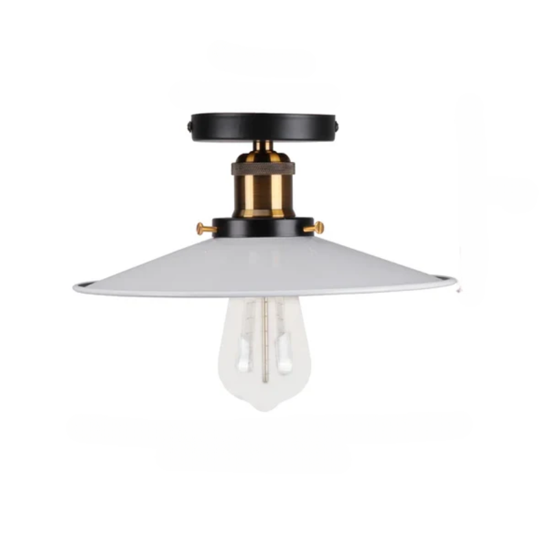 Vintage ceiling light in industrial design, metal lamp for living room or bedroom, LED compatible