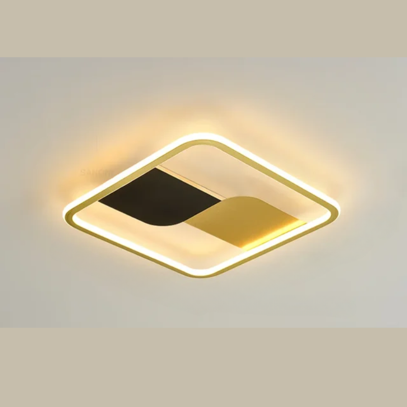 Modern LED ceiling light with round design – Dimmable for bedroom and living room