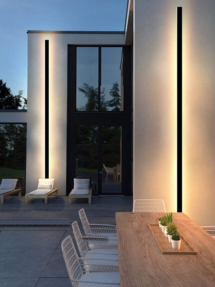 LED Outdoor Long Wall Light Madigas