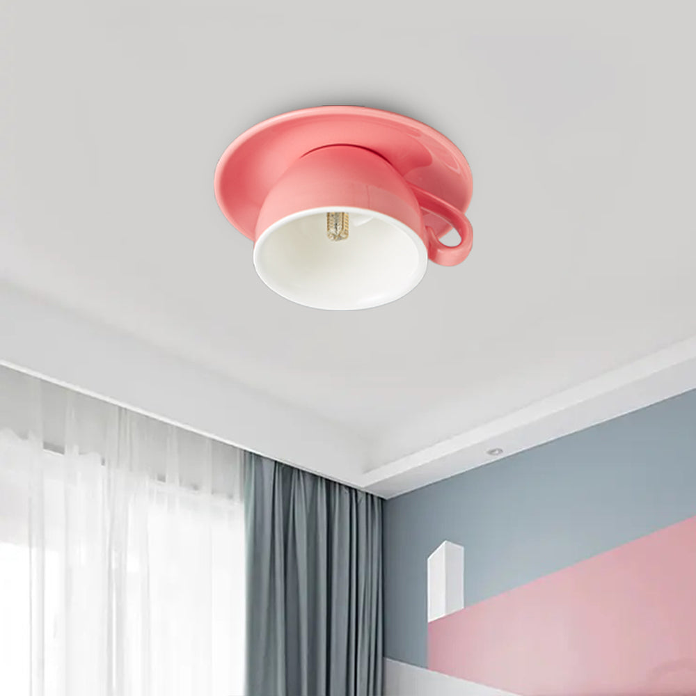 CeramiLux Morandi Coffee Cup Ceiling Light – CeramiLux