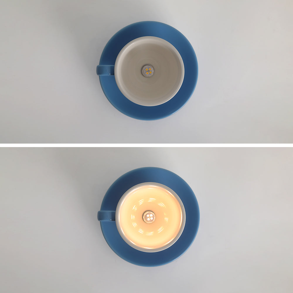 CeramiLux Morandi Coffee Cup Ceiling Light – CeramiLux