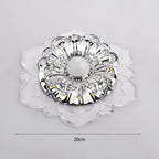 Elegant Crystal LED Ceiling Light with Modern Design