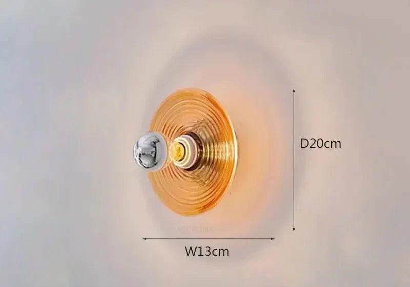 Modern Wave Ceiling Light – Elegant Glass Light for Living Room or Bedroom