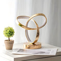 Lamp - Luxurious golden Möbius ring desk reading lamp