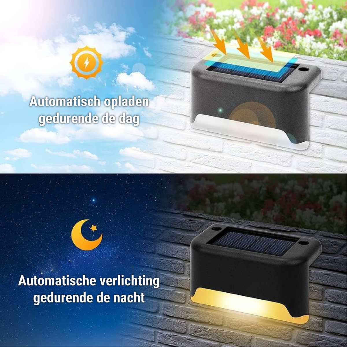 Wireless Solar LED Wall Lights