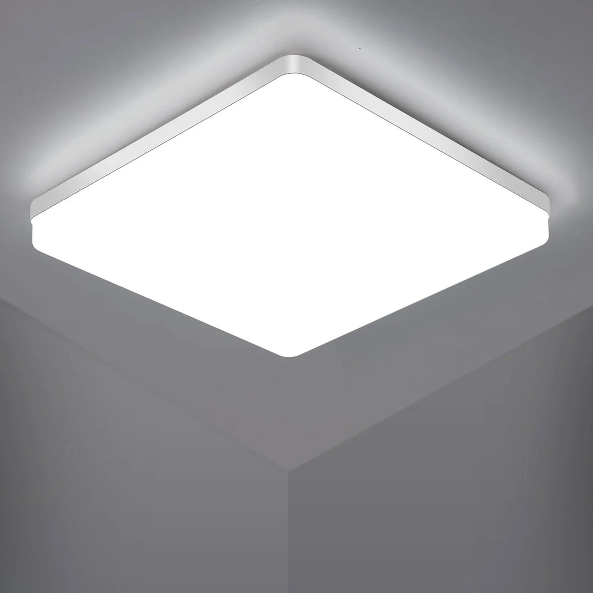 Square LED ceiling light – Even, Pleasant Light | SuitaMadigase for Living Room & Bathroom