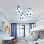 Playful Football Ceiling Light - GoalBright