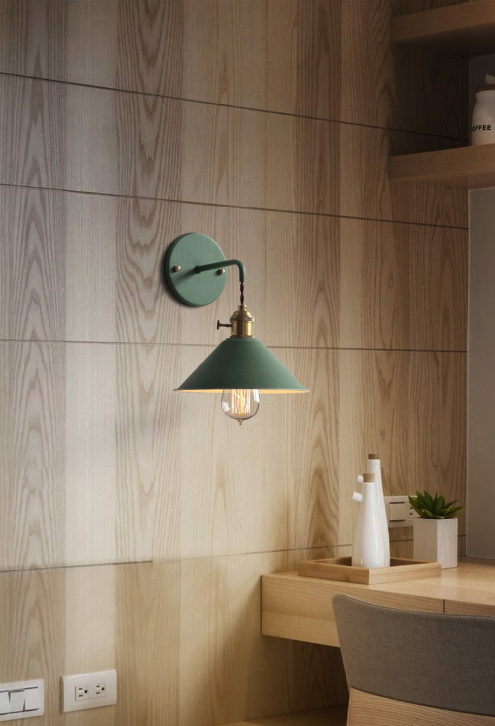 Colorful Vintage Wall Lamps