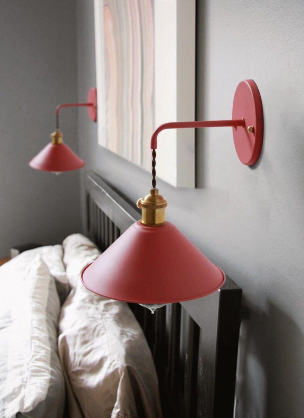Colorful Vintage Wall Lamps