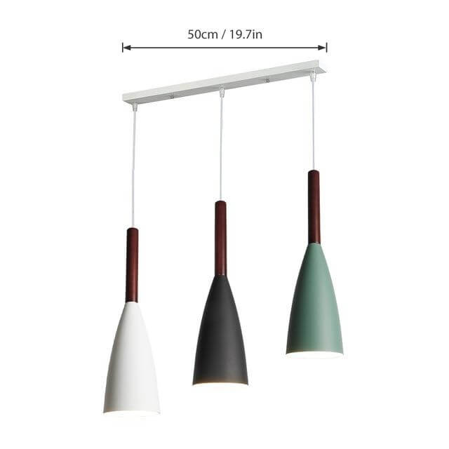 Modern elegant Nordic style colorful pendant lamp