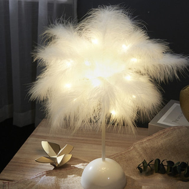 Federpalme Creative Table Lamp
