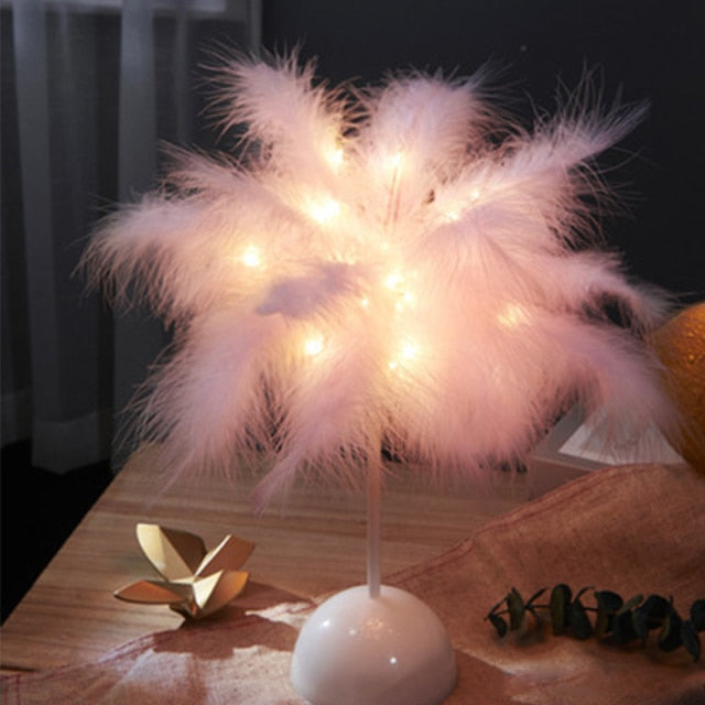 Federpalme Creative Table Lamp