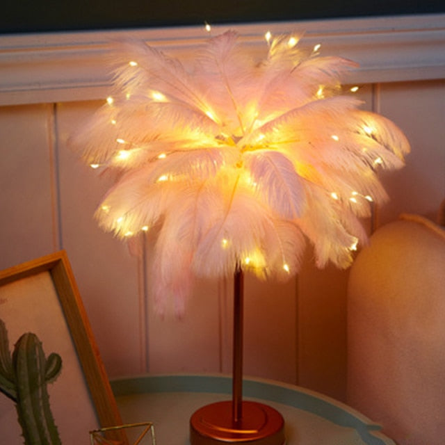 Federpalme Creative Table Lamp