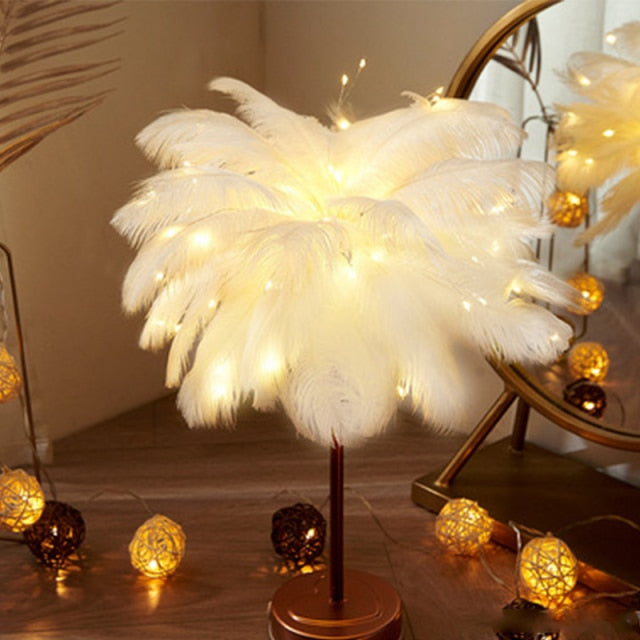 Federpalme Creative Table Lamp