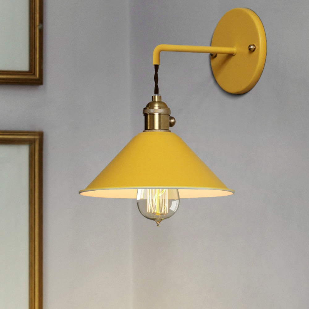 Colorful Vintage Wall Lamps