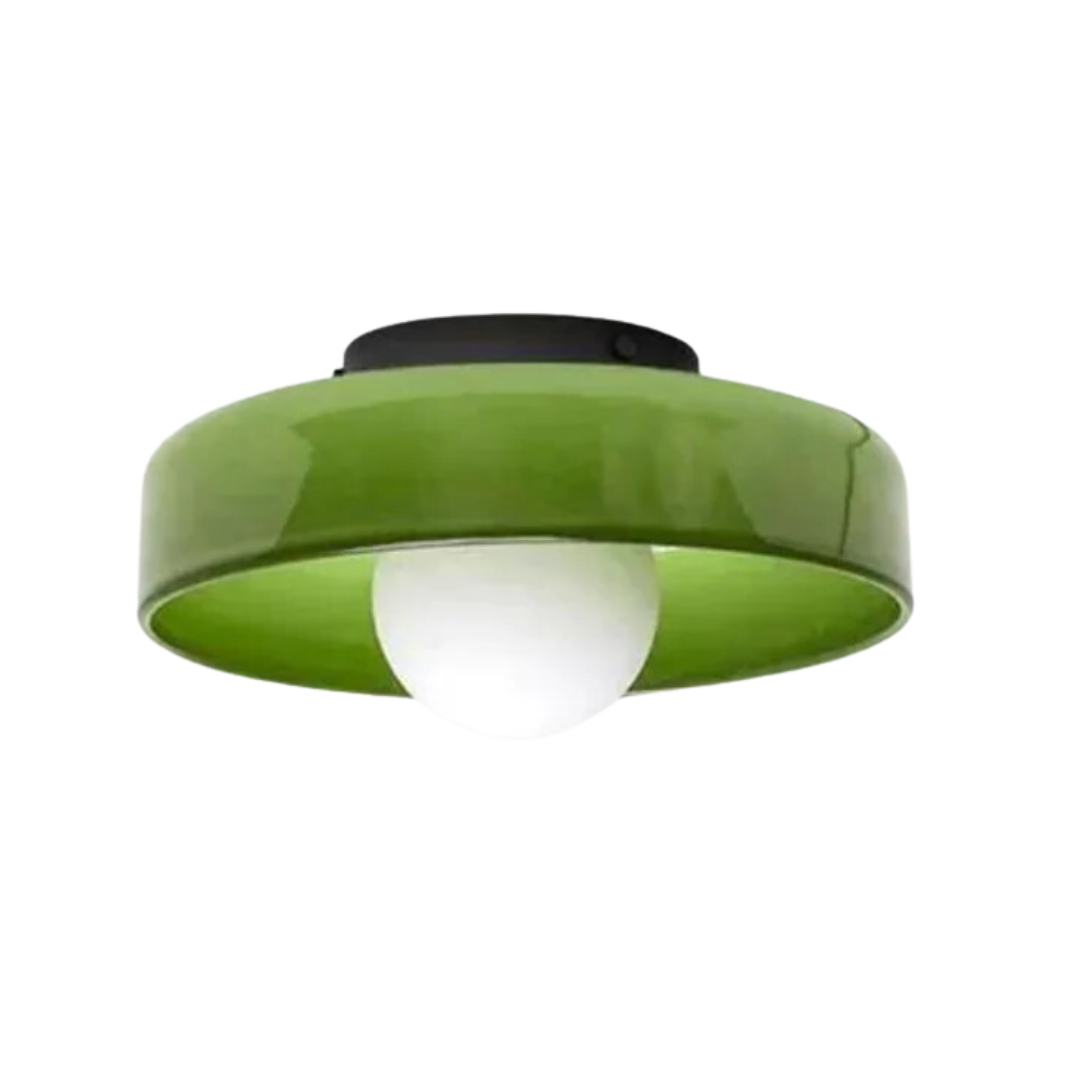 Round ceiling light with stylish functionality - LumiSphere