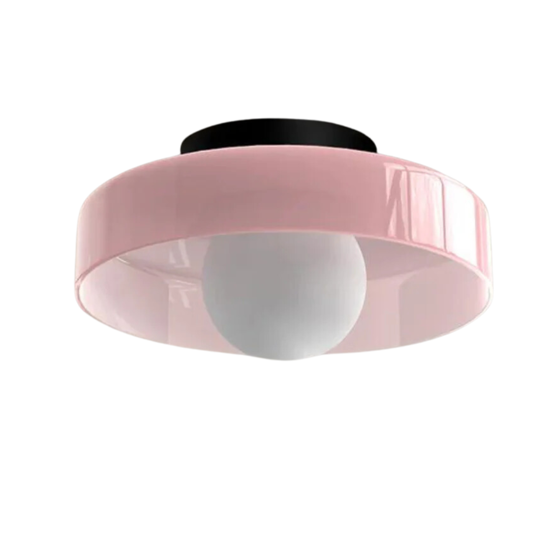 Round ceiling light with stylish functionality - LumiSphere