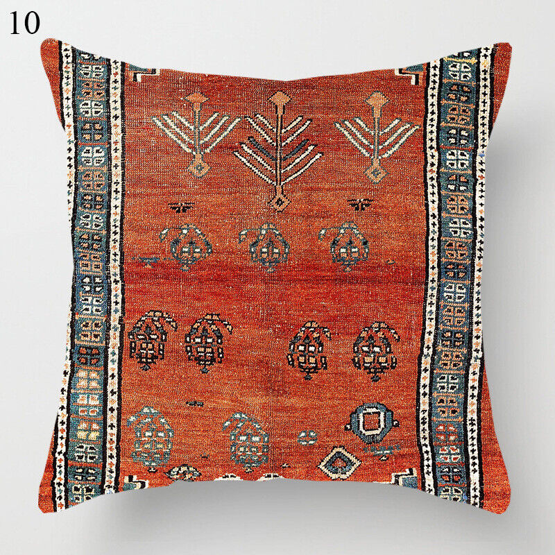 Ethnic Boho Mandala Print Throw Pillow Case Sofa Cushion Cover Home Decor Madigas